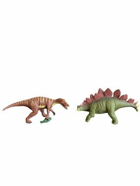 K&M Stegosaurus Baryonyx Dinosaur Toy Figures 7 Inch 2004